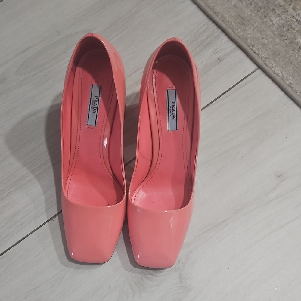 Prada Women's Vibrant Pink Heels